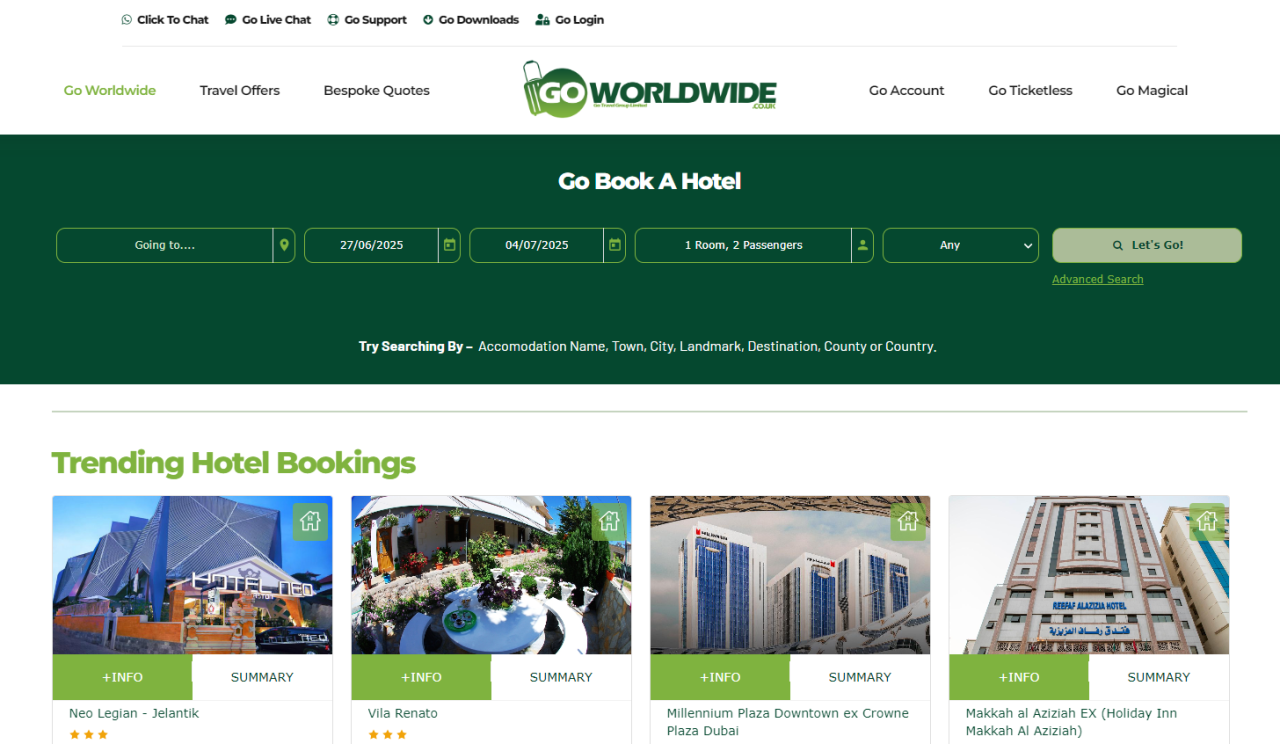 How to Choose the Right Hotel for Your Holiday: GoWorldwide.co.uk guide to finding the perfect hotel